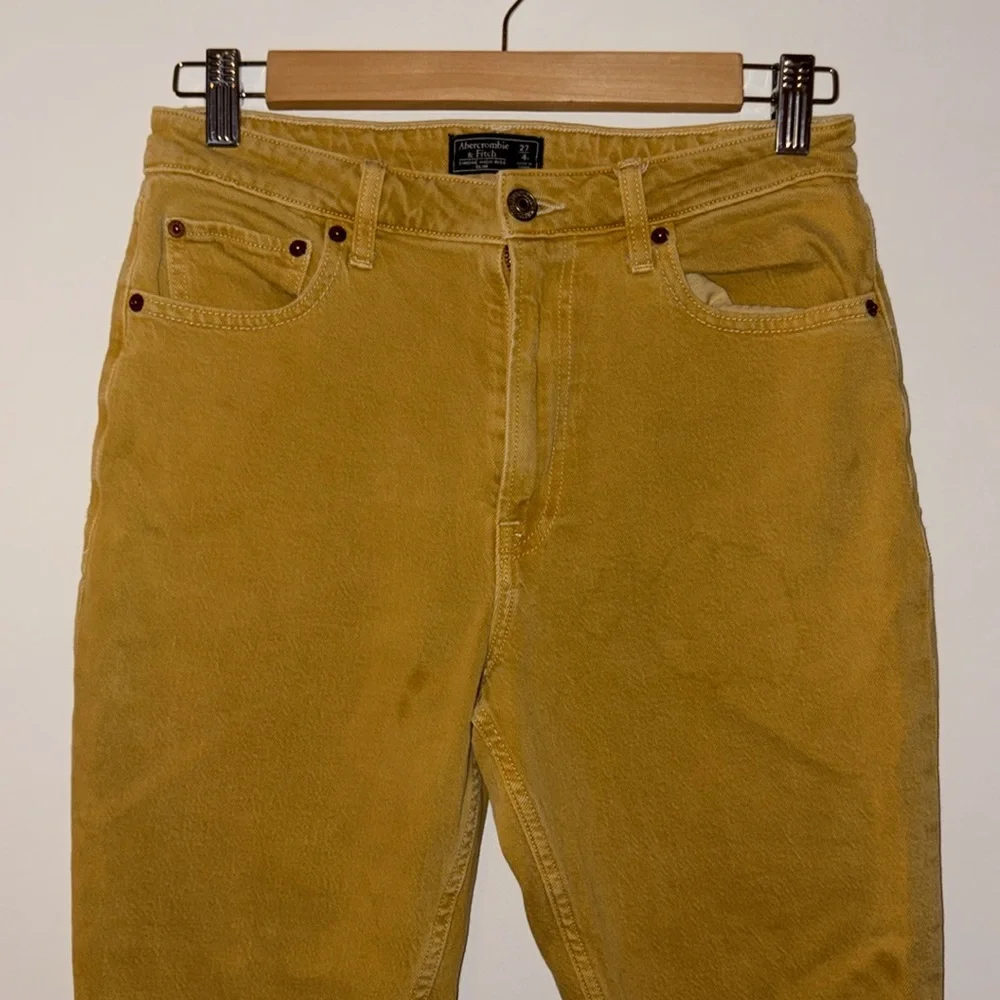 Mustard Yellow Abercrombie and Fitch Pants - Picture 2 of 3